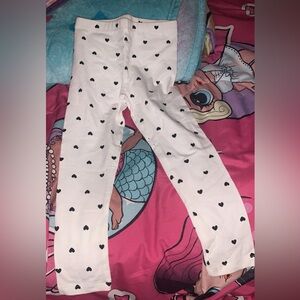 Children’s Place Black and White leggings, never worn, size 4t